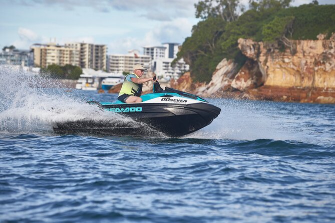 1-Hour Casino Royale Jet Skiing in Darwin - Getting comfortable on the jet ski