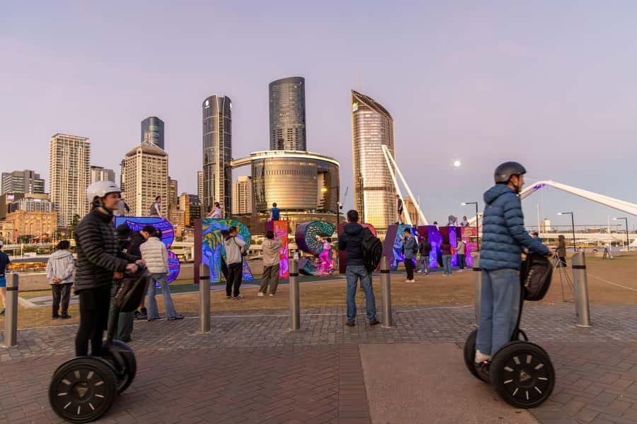 2 hour Brisbane Segway Afternoon & Sunset Thrill Tour - Learning the Segway at Kangaroo Point