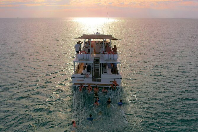 3.5 Hour Broome Sunset Cruise - The boom net is the cruise’s most playful feature