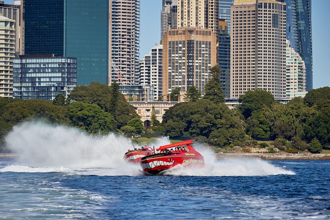 30-Minute Sydney Harbour Jet Boat Thrill Ride - Getting wet: take this warning seriously