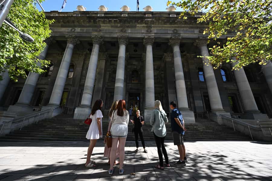 Adelaide: City Walking Tour with Guide - Meeting the guide at the Mall’s Balls