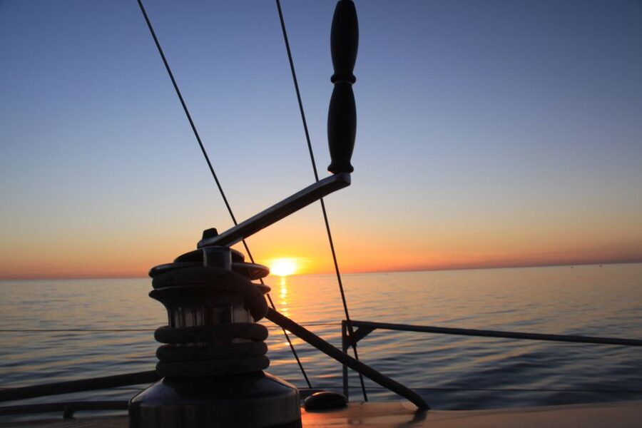 Adelaide: Glenelg Twilight Catamaran Cruise with Drink - Dolphins Can Add a Special Moment