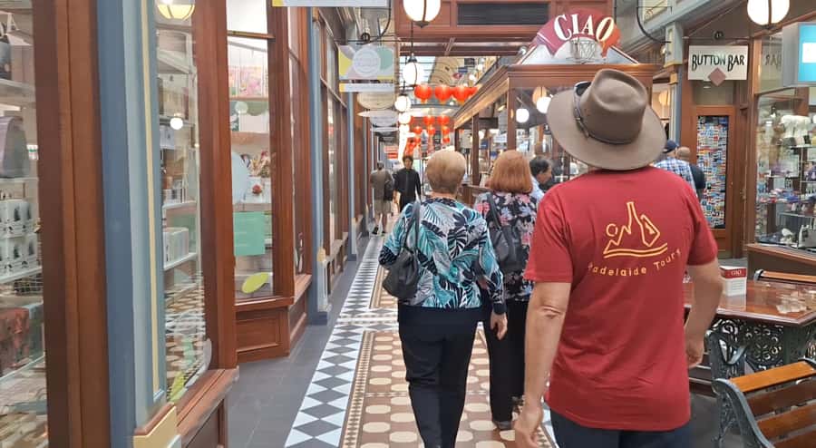 Adelaide: Guided Ultimate Walking Tour with Drink and Snack - Adelaide Arcade and the pleasures of looking up