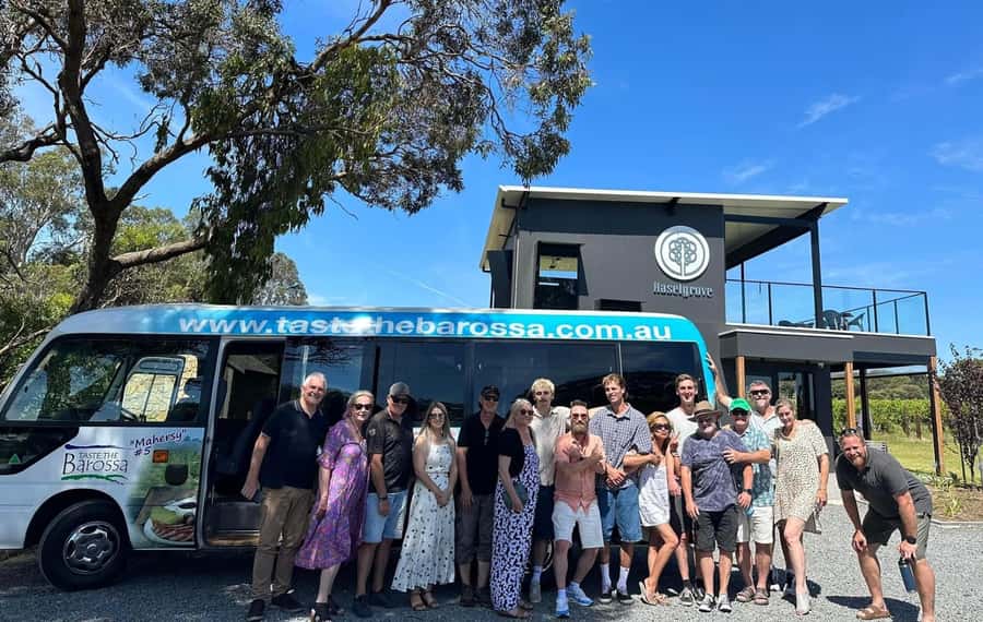 Adelaide: Half-day McLaren Vale & Glenelg Wine Tasting Tour - Leaving Victoria Square through the Adelaide Hills