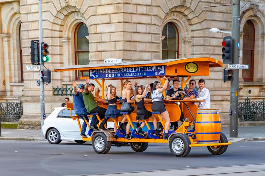 Adelaide: HandleBar Bike Tour with Pub Stops & Dinner Option - Key points at a glance