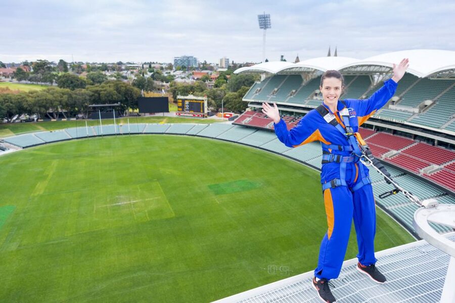 Adelaide: Rooftop Climbing Experience of the Adelaide Oval - The Open Viewing Deck and Adelaide’s Big Picture