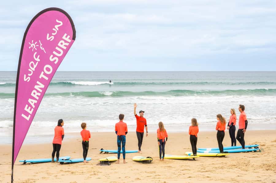 Adelaide: Surfing Lesson at Middleton Beach with Equipment - Into the Waves with a Coach Nearby