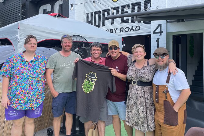 Afternoon Brisbane Half-Day Brewery Tour - Green Beacon brings six beers to the table