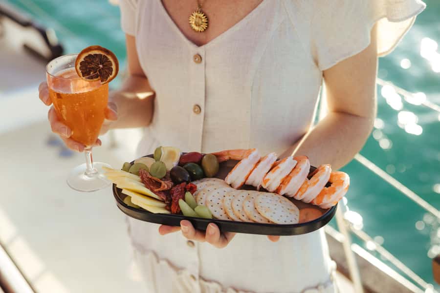 Airlie: Adults Only Sunset Sail with Aperol Spritz/Antipasto - Why the Lady Enid makes this more than a standard sunset cruise