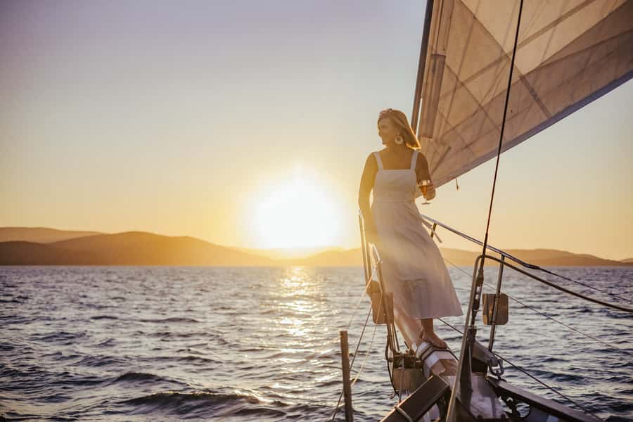 Airlie: Adults Only Sunset Sail with Aperol Spritz/Antipasto - The first drink sets the pace