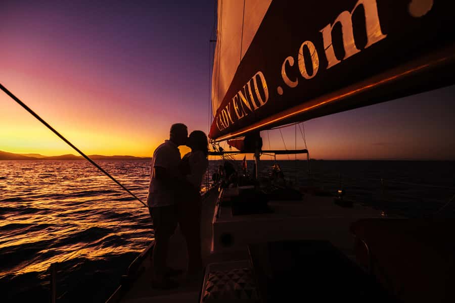 Airlie: Adults Only Sunset Sail with Aperol Spritz/Antipasto - Sailing out from Airlie Beach