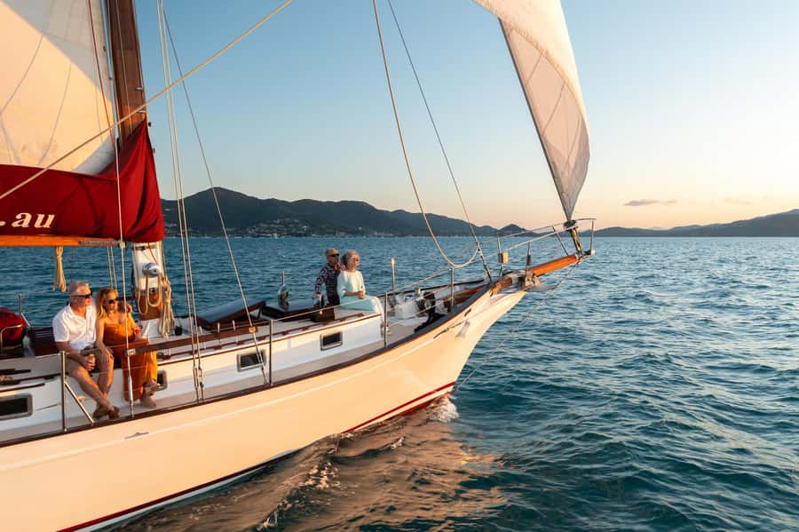 Airlie: Adults Only Sunset Sail with Aperol Spritz/Antipasto - Meeting at Coral Sea Marina South Village