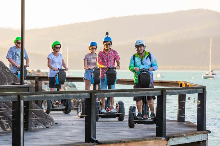 Airlie Beach: 3-Hour Sunset Segway Tour with Dinner - Learning to ride before the coast opens up