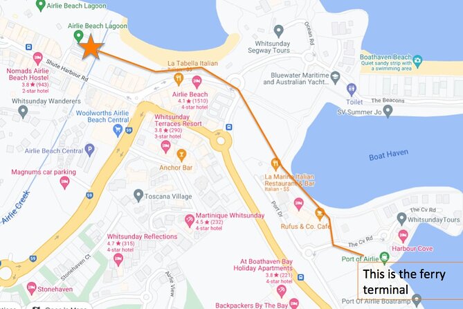 Airlie Beach: Cedar Creek Express (cruise ship friendly) - Key points to know before you book