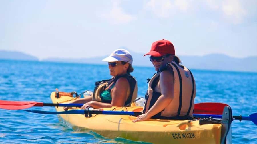 Airlie Beach: Half Day Turtle Tour Sea Kayaking Adventure - Starting at Shingley Beach with the water ahead