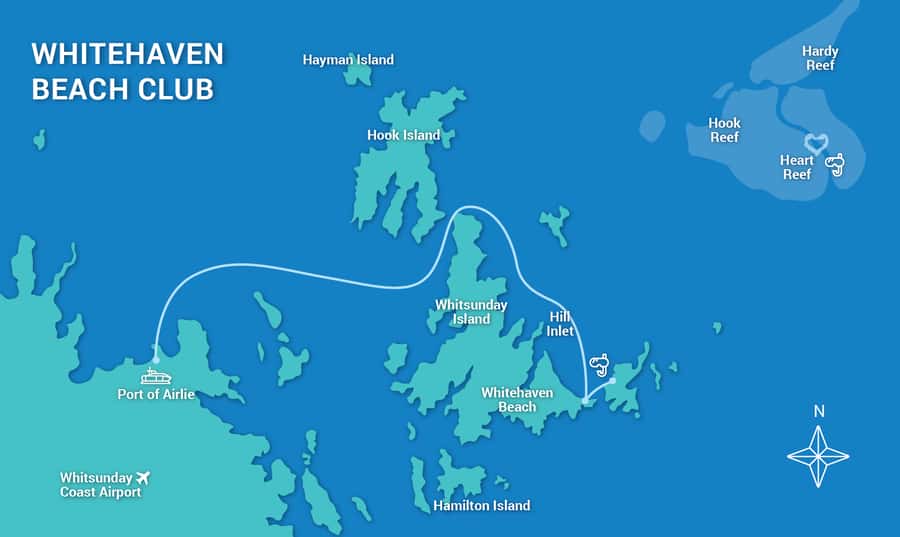 Airlie Beach: Whitehaven Beach Club - Lunch on the sand, without the picnic fuss