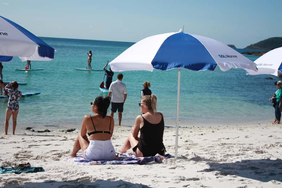 Airlie Beach: Whitehaven Beach Club - The return ride and the shape of the day