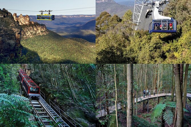Blue Mountains Small-Group Tour from Sydney with Scenic World,Sydney Zoo & Ferry - Valley views beyond the main lookout
