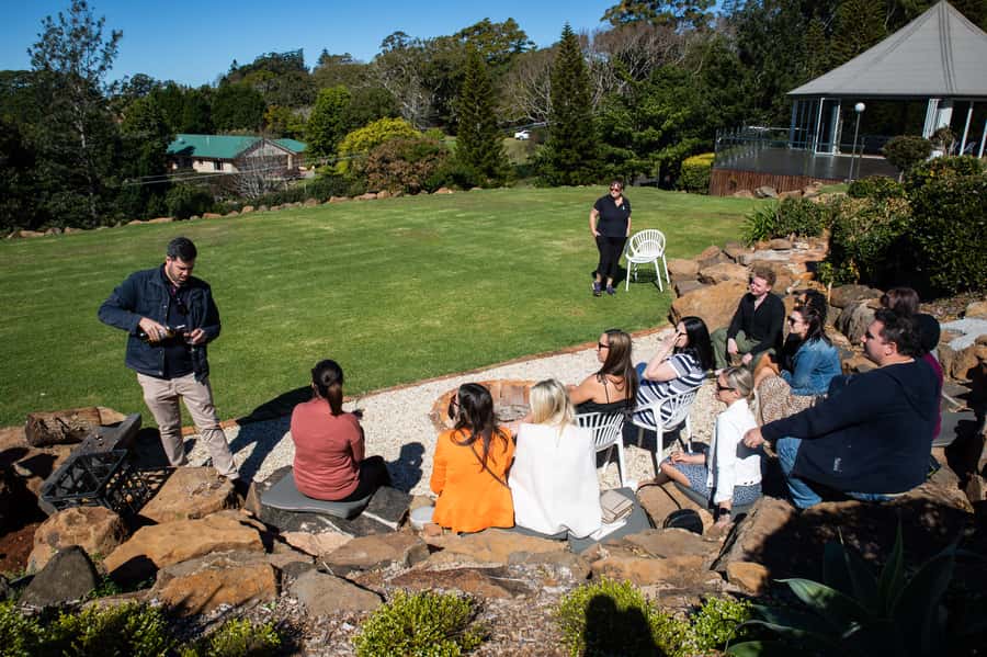 Brisbane: Boutique Winery Tour with Gourmet Lunch - The secret stop and scenic views