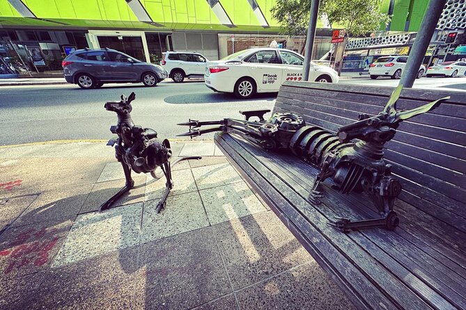 Brisbane City Walking Tour: local guide, small group, 100 mins - King George Square and the stories in its statues