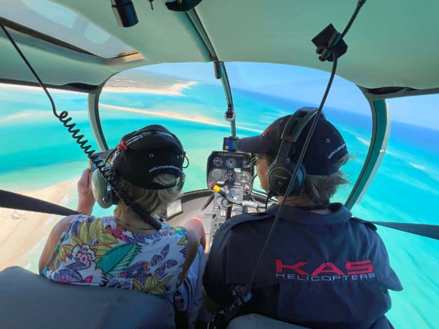 Broome: 30-Minute Scenic Helicopter Flight - Willie Creek reveals Broome’s tidal colors