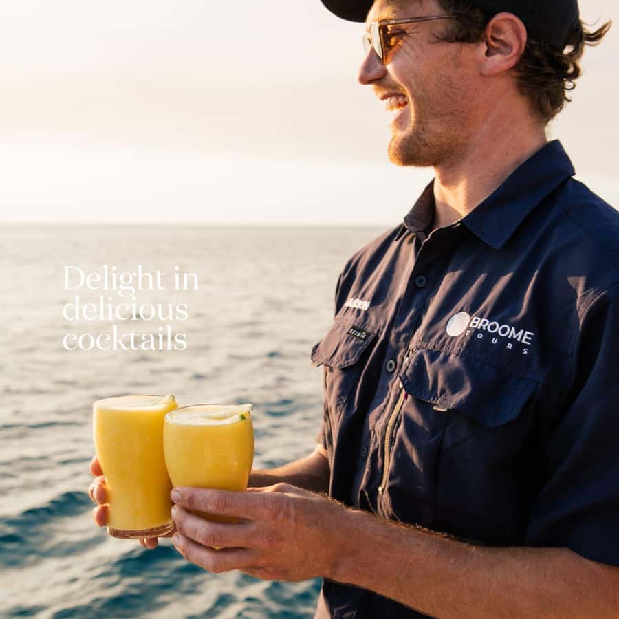 Broome's Iconic Catamaran Sunset Cruise - Canapés, Grazing Boards, and the Onboard Bar