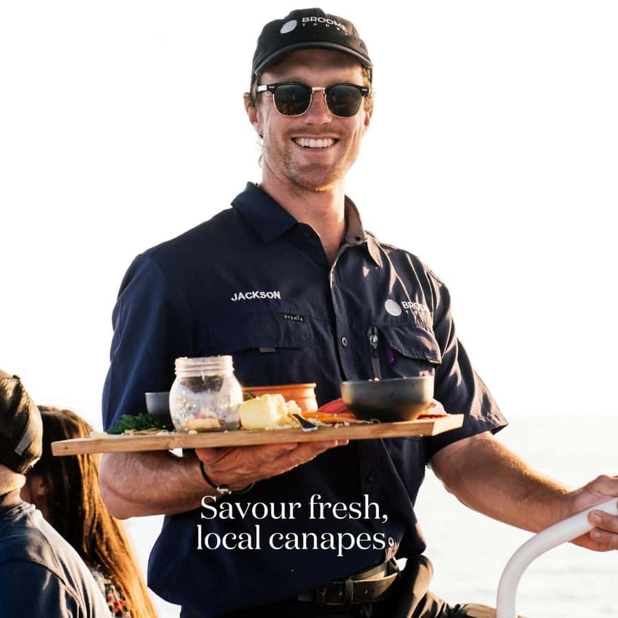 Broome's Iconic Catamaran Sunset Cruise - Hotel Pickup and Tender Transfers