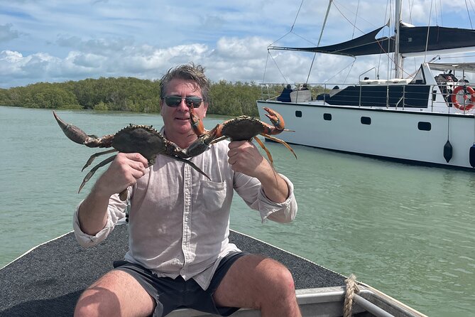 Broome's only Crabbing Adventure & Wildlife Cruise - Into the mangrove creeks by tender boat