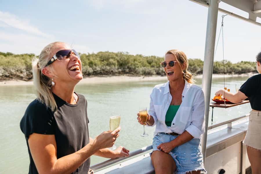 BROOME: SCENIC & PREHISTORIC CRUISE- Wine & Gourmet Platters - A close look at the five-hour schedule
