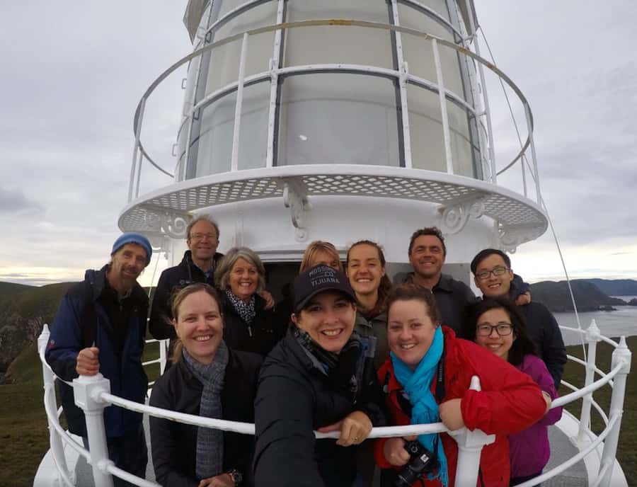Bruny Island: Cape Bruny Lighthouse Tour - The balcony delivers the main Bruny Island view