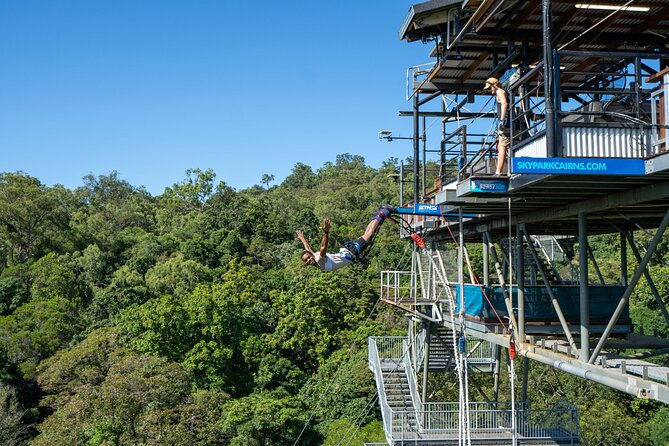 Bungy Jump Experience at Skypark Cairns by AJ Hackett - The photo, video, and shirt package