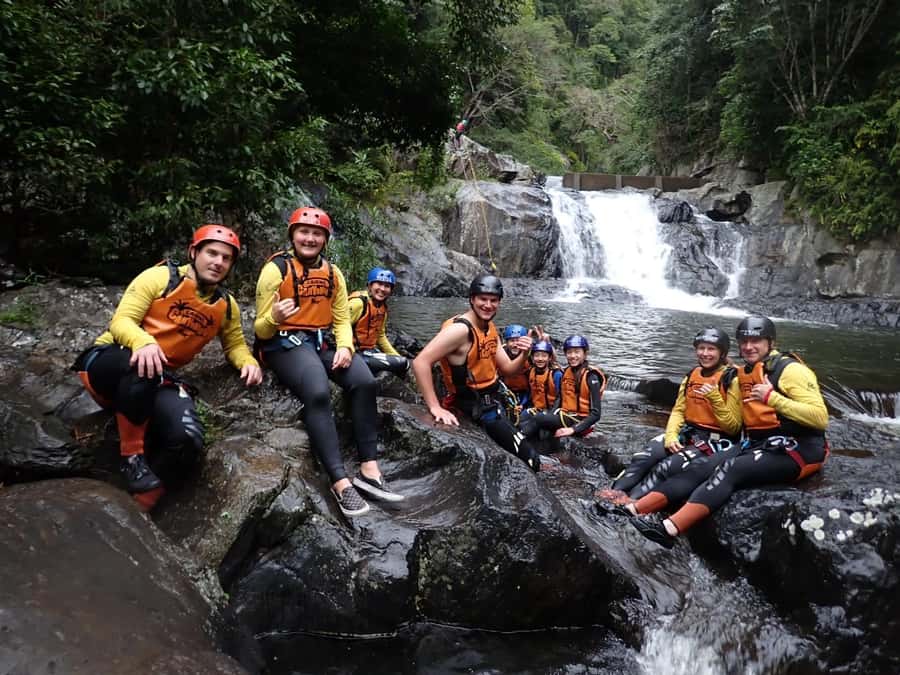Cairns: Behana Gorge Rainforest Canyoning Tour - Abseiling beside clear waterfalls