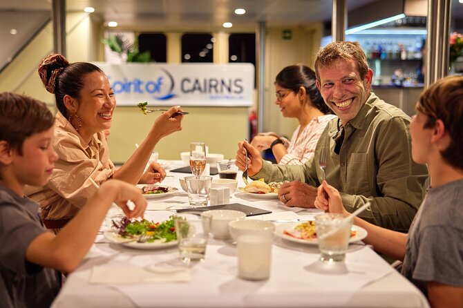 Cairns Catamaran Harbour and Dinner Cruise - Air-conditioning, deck space, and rain