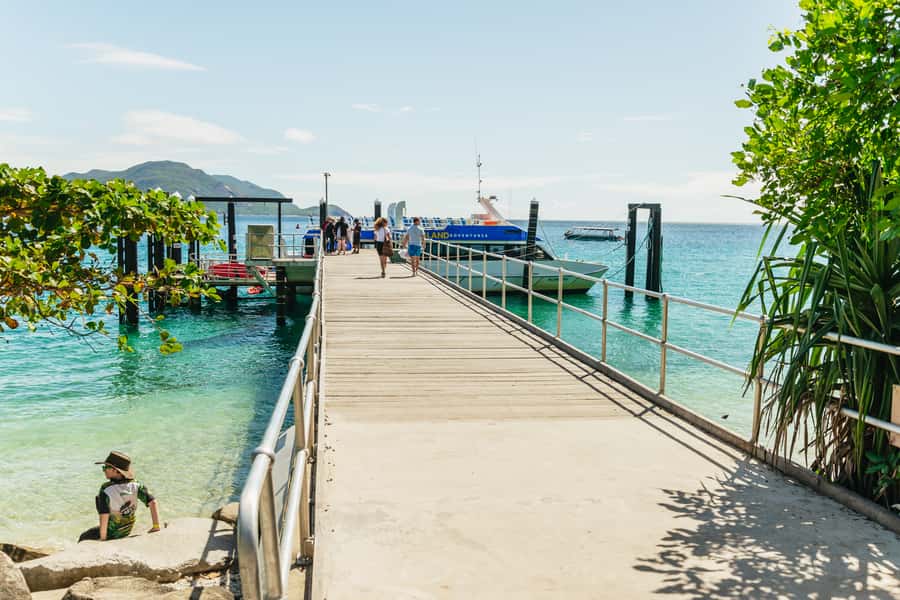 Cairns: Fitzroy Island Full-Day Trip with Optional Extras - The glass-bottom boat option
