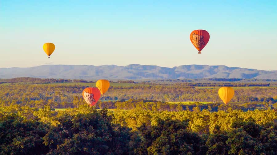 Cairns: Hot Air Balloon Flight with Transfers - Breakfast, sparkling wine, and the photo package