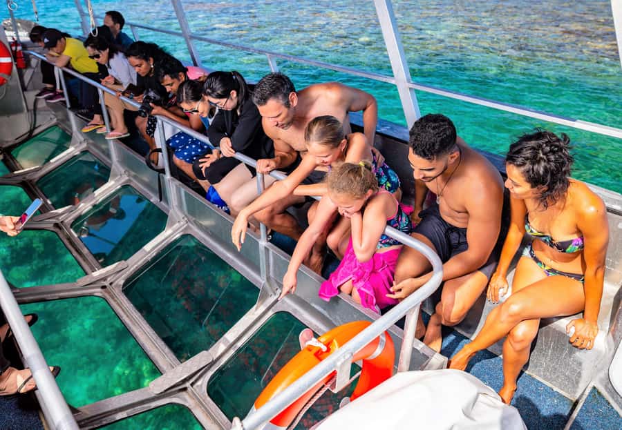 Cairns: Outer Great Barrier Reef Pontoon with Activities - Buffet lunch and changing facilities