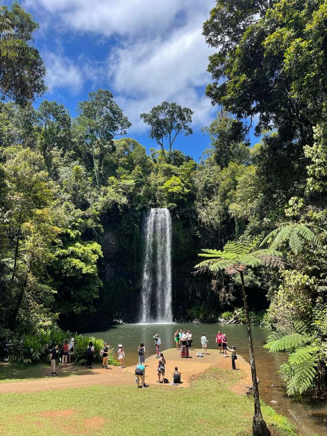 Cairns: Paronella, Lake Barrine & Millaa Millaa Falls Tour - Babinda Boulders, only if the schedule allows