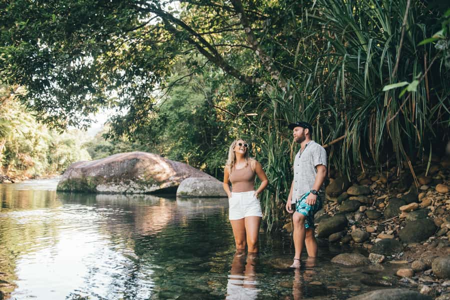 Cairns: Paronella, Lake Barrine & Millaa Millaa Falls Tour - Lake Barrine, kauri pines, and a proper morning tea
