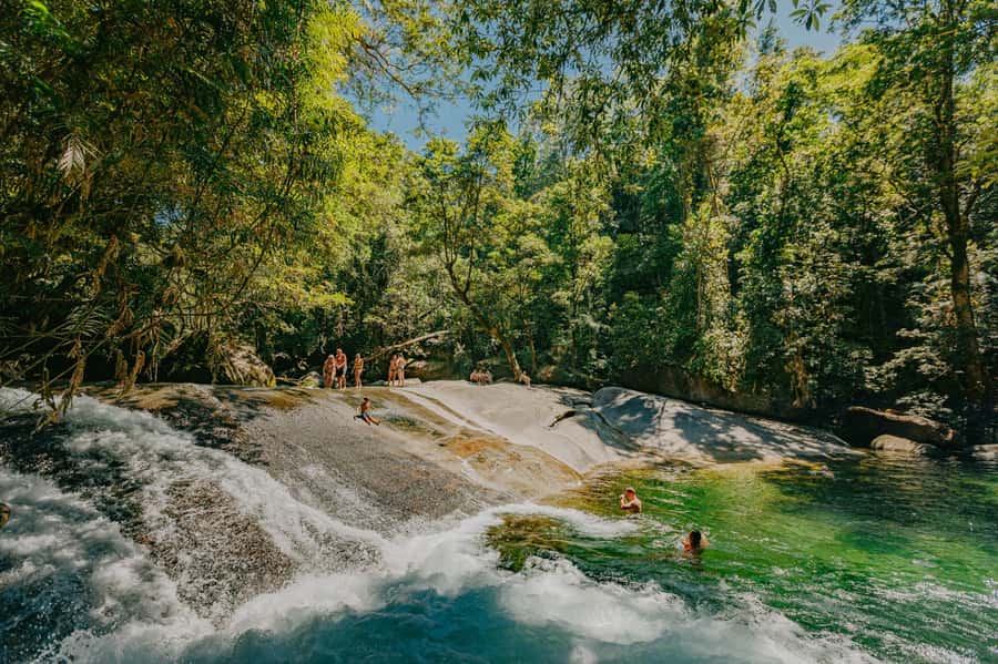 Cairns: Waterfall Tour with Lunch - Lake Eacham, a quiet crater lake with a choice of pace