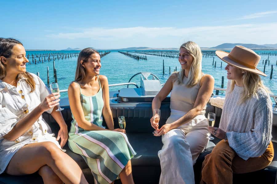 Coffin Bay: Oyster Farm Boat Tour with Wading & 12 Oysters - The 16km cruise across Coffin Bay