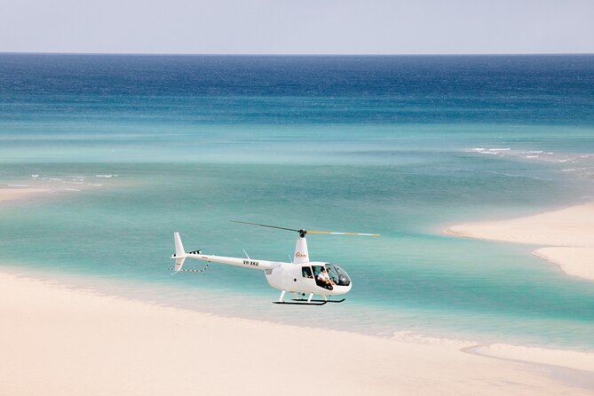 Colours of Broome: Stunning 30-Minute Scenic Helicopter Flight - Town Beach and Broome Jetty from above