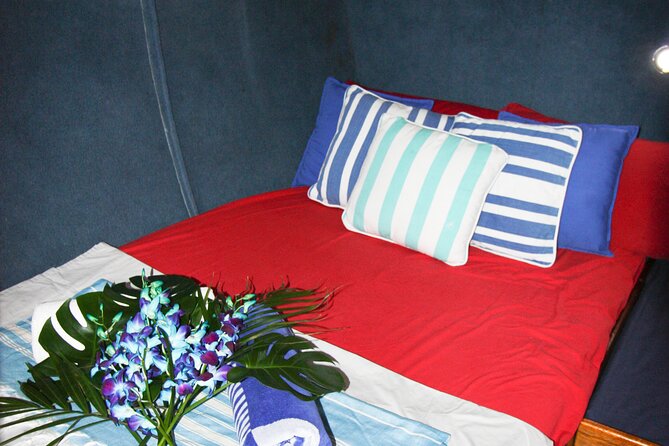 Coral Sea Dreaming Overnight Dive, Snorkel and Sail - The overnight stay on board