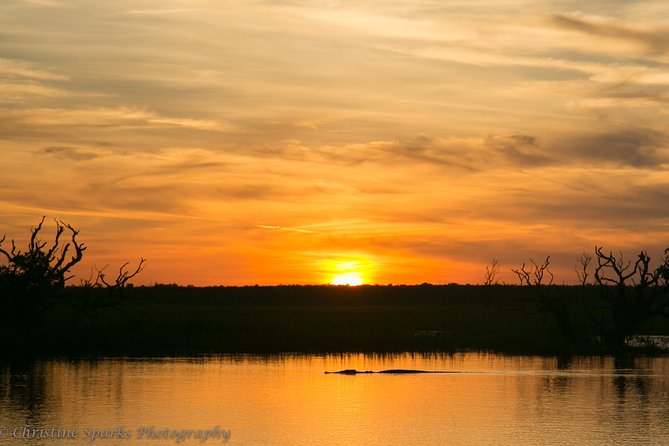 Corroboree Billabong Wetland Cruises - 2 hour Sunset Cruise - Sunset over the floodplains