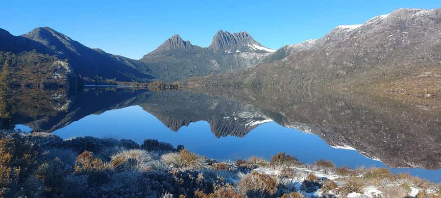 Cradle Mountain National Park by Coach from Launceston - Dove Lake and the Cradle Mountain view