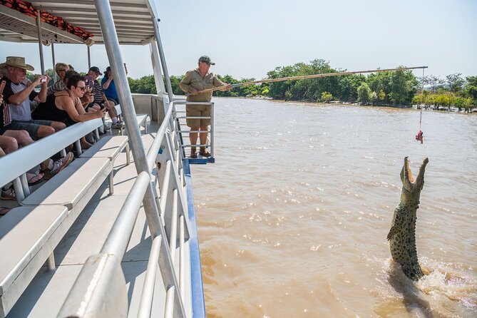 Crocodile Jumping Boat Cruise with Transfer from Darwin - One hour on the jumping crocodile boat
