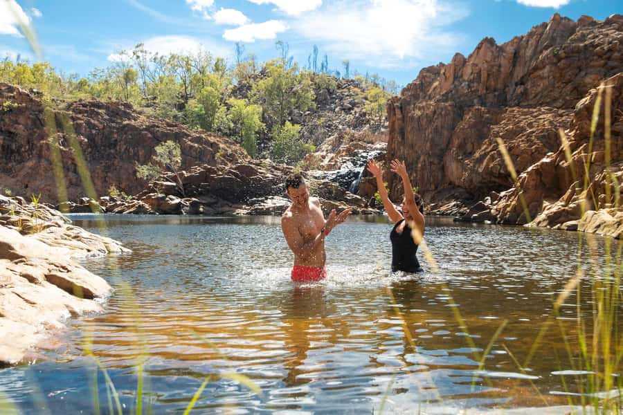 Darwin: Nitmiluk National Park Tour & Katherine Gorge Cruise - Edith Falls, or Leliyn, brings the cool-down
