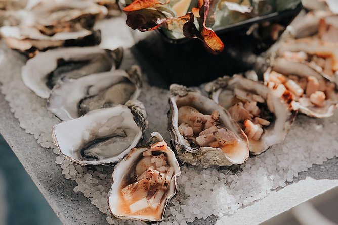 Deep-to-Dish: Tasmanian Seafood Experience - Starting with fruit, cheese and Tasmanian produce