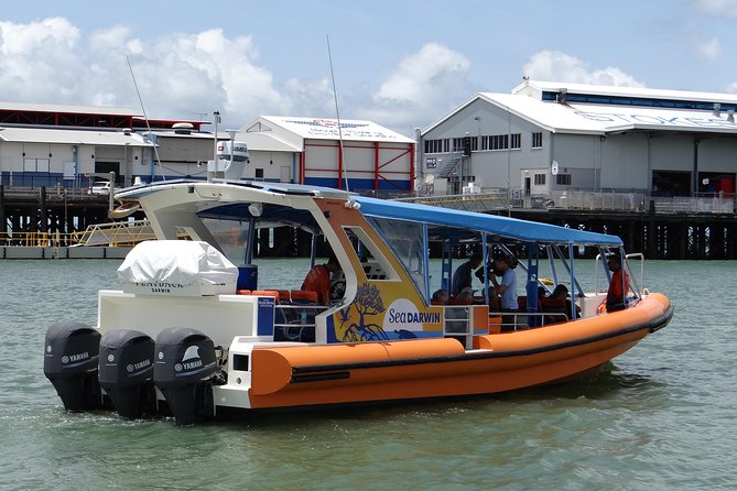Discover Darwin Harbour 1 hour Darwin Harbour Cruise - Finding the telegraph cable landing place