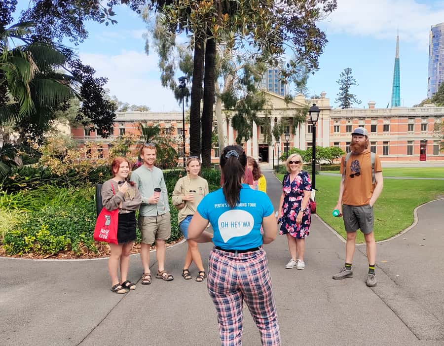 Discover Perth Walking Tour: History, Art, Sights + More! - Stirling Gardens and the calmer side of the centre
