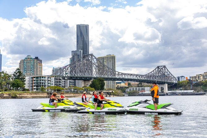 Don't just Visit Brisbane - Experience our Moreton Bay Safari - Kangaroo Point Cliffs and South Bank from the water
